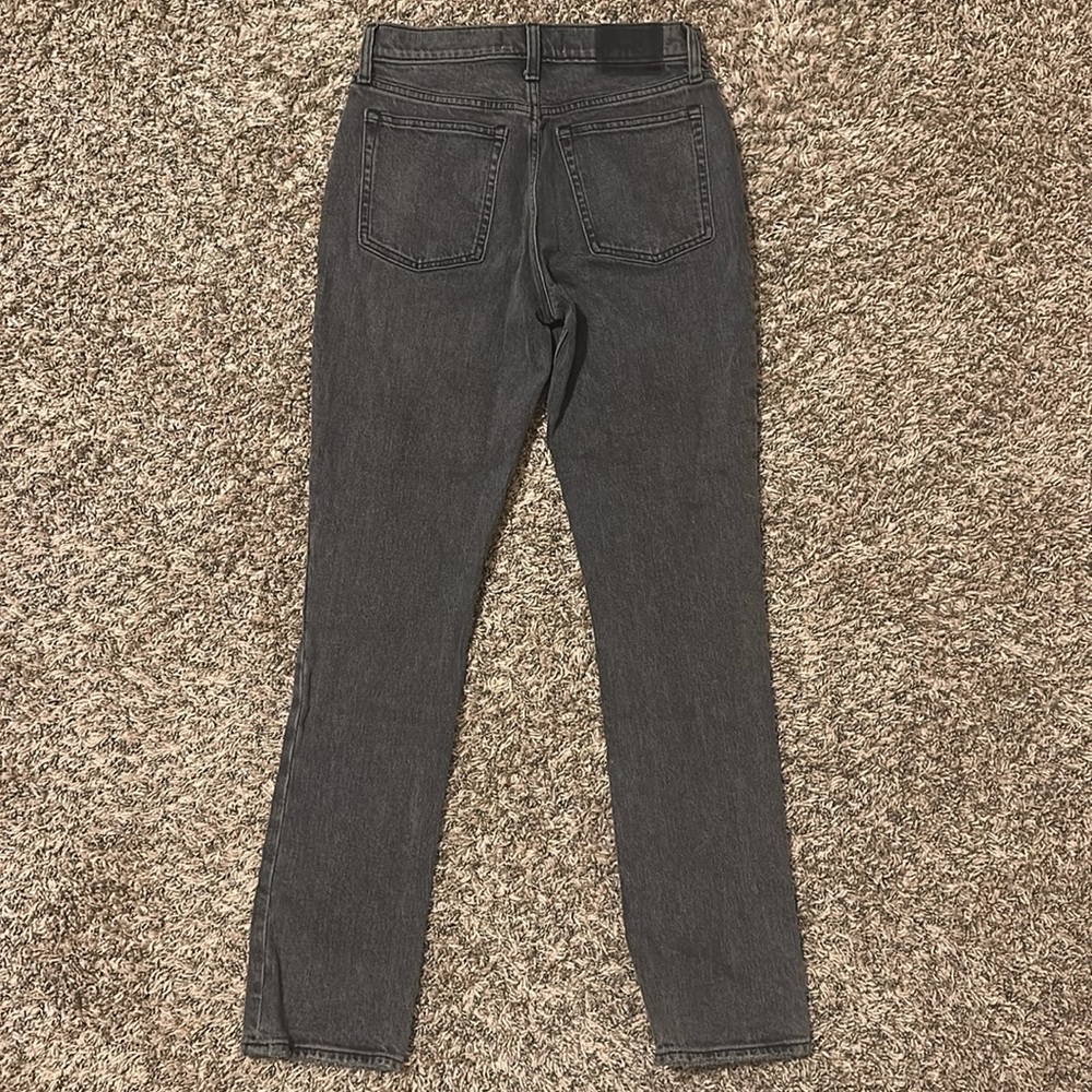 NWT Abercrombie & Fitch Women's Skinny Jeans - Charcoal Gray - Picture 2 of 10